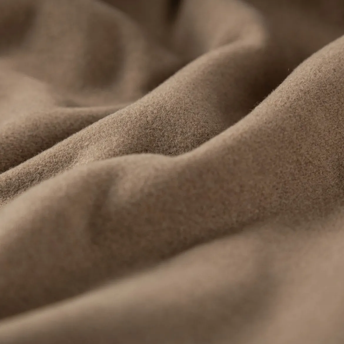 Mantelstoff Softcoat uni taupe 1,50m Breite