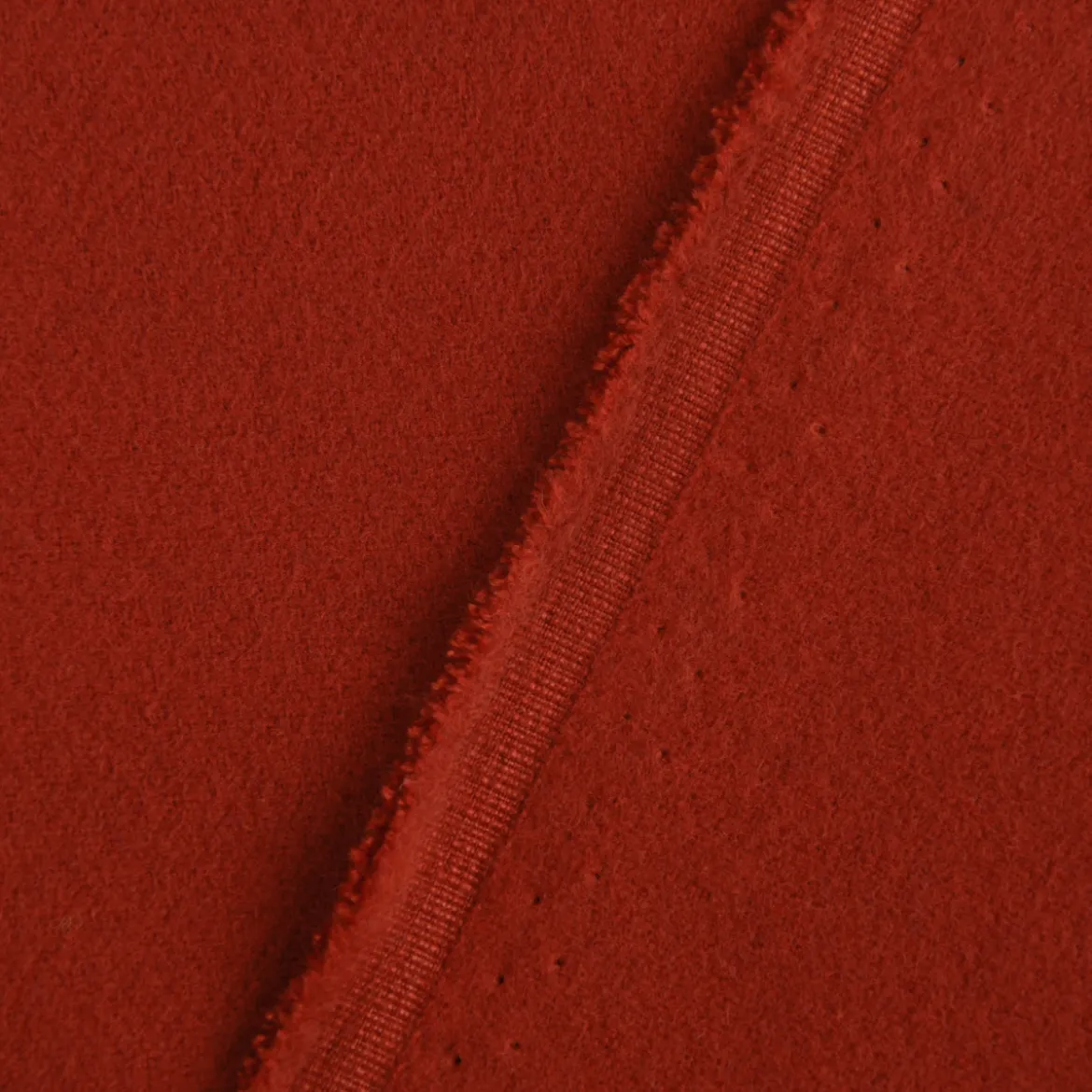 Mantelstoff Softcoat uni terrakotta 1,50m Breite