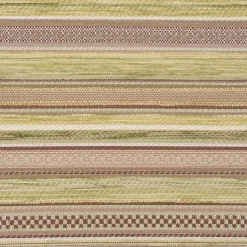 Möbelstoff Bezugsstoff Chenille KRUMBACH Streifen grün beige 140cm Breite