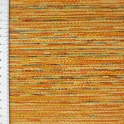 Möbelstoff Bezugsstoff GERLOS Streifen Chenille orange bunt