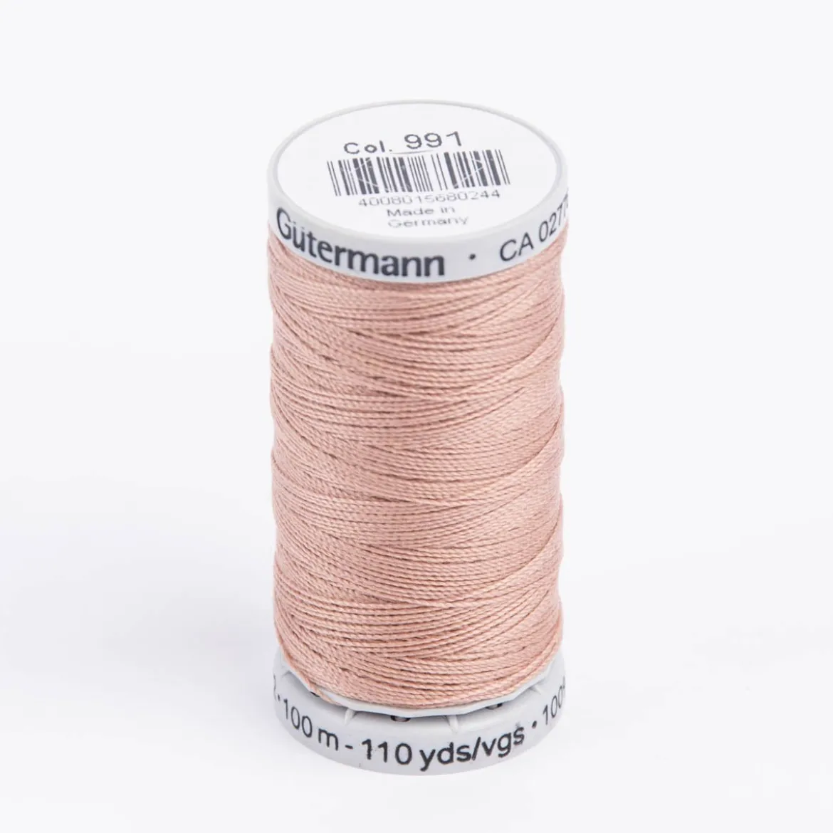 Möbelstoffgarn Nähfaden Nähgarn Extra Stark Gütermann Farbnr. 991 lachs 100 Meter/Spule