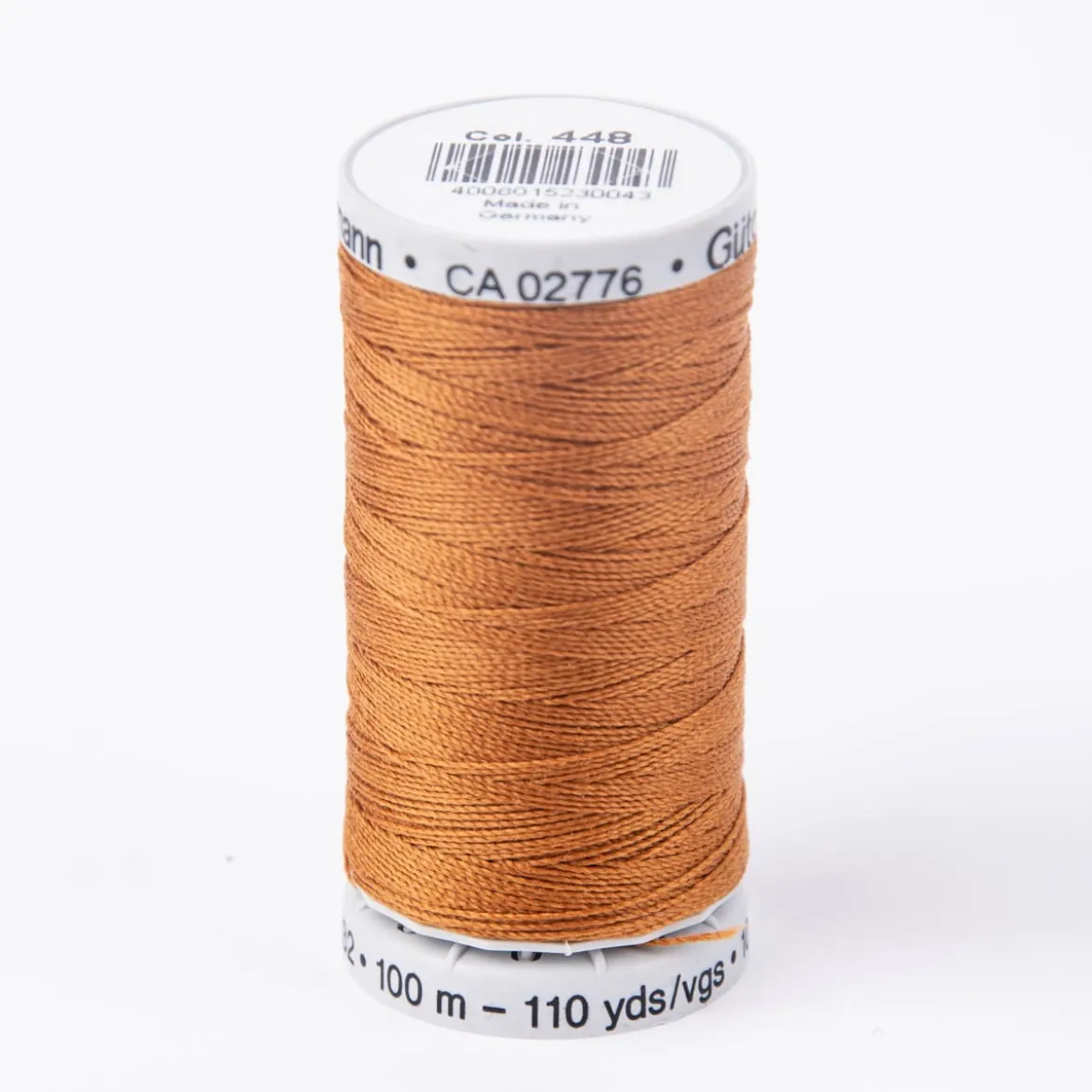 Möbelstoffgarn Nähfaden Nähgarn Extra Stark Gütermann Farbnr. 448 orange 100 Meter/Spule