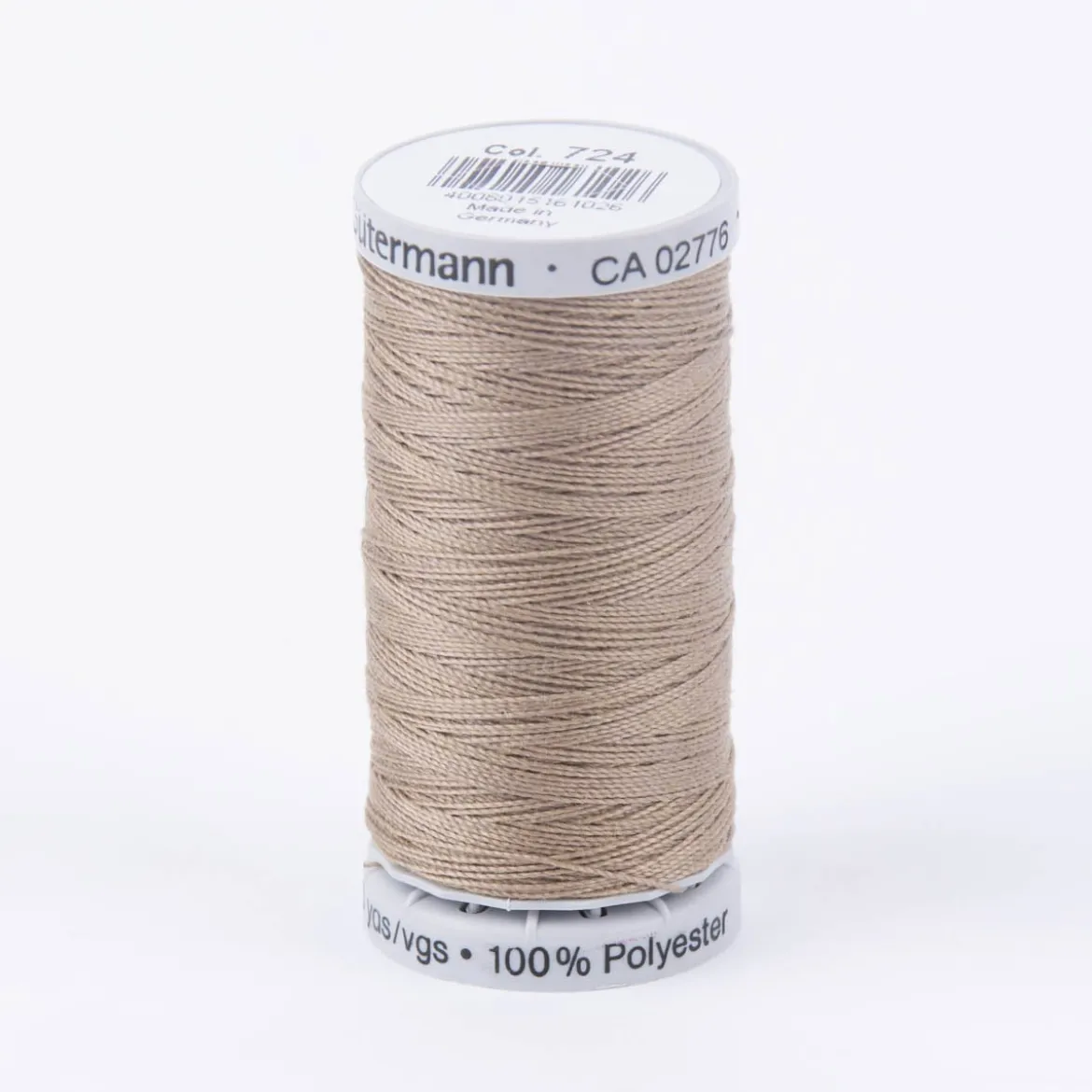 Möbelstoffgarn Nähfaden Nähgarn Extra Stark Gütermann Farbnr. 724 taupe 100 Meter/Spule
