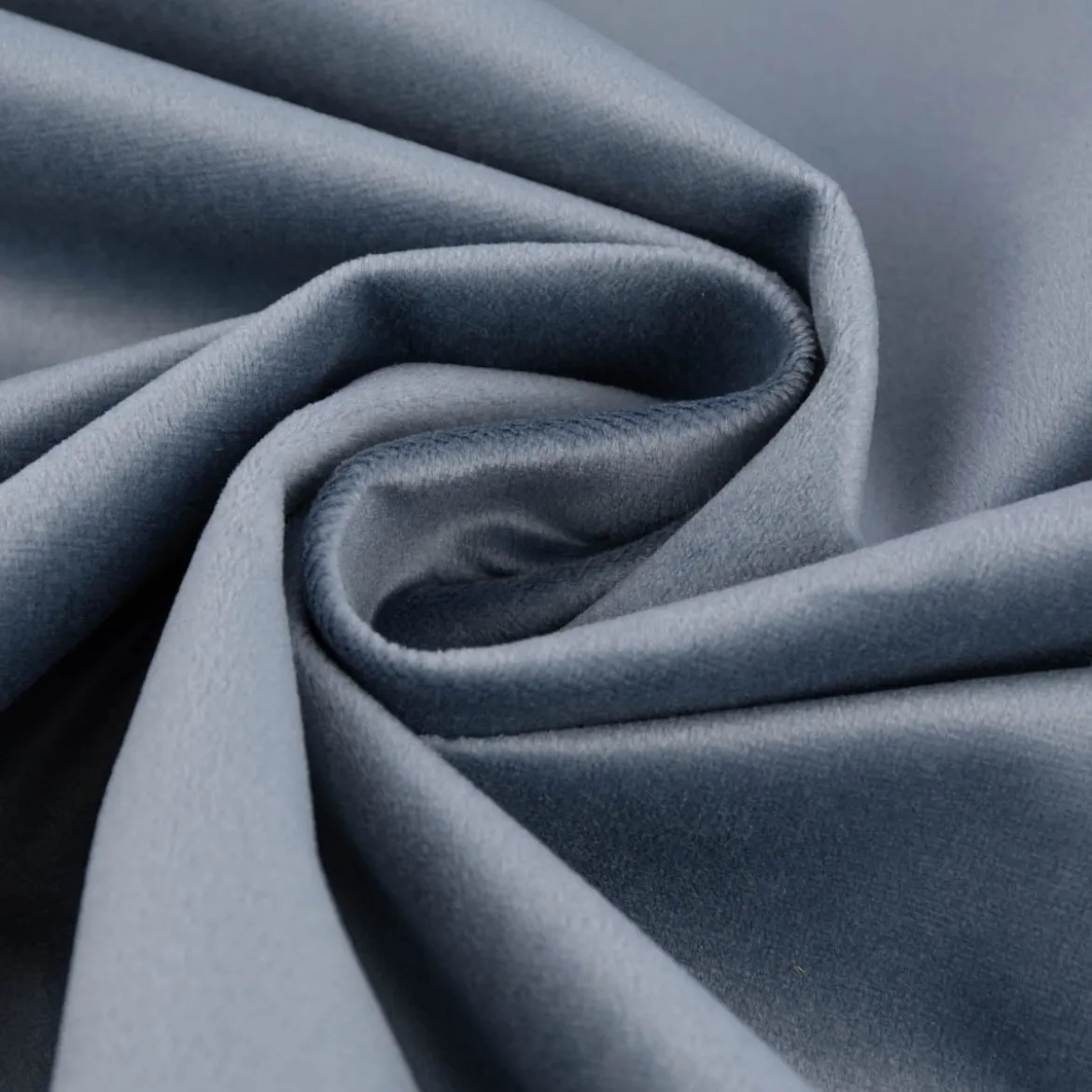 Möbelstoff Polsterstoff Bezugstoff Velour Samtstoff Samt Le Velvet sky blau 1,40m breit