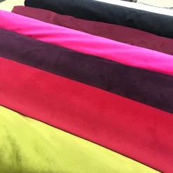 Möbelstoff Polsterstoff Bezugstoff Samtstoff Samt dunkelrot 1,40m breit