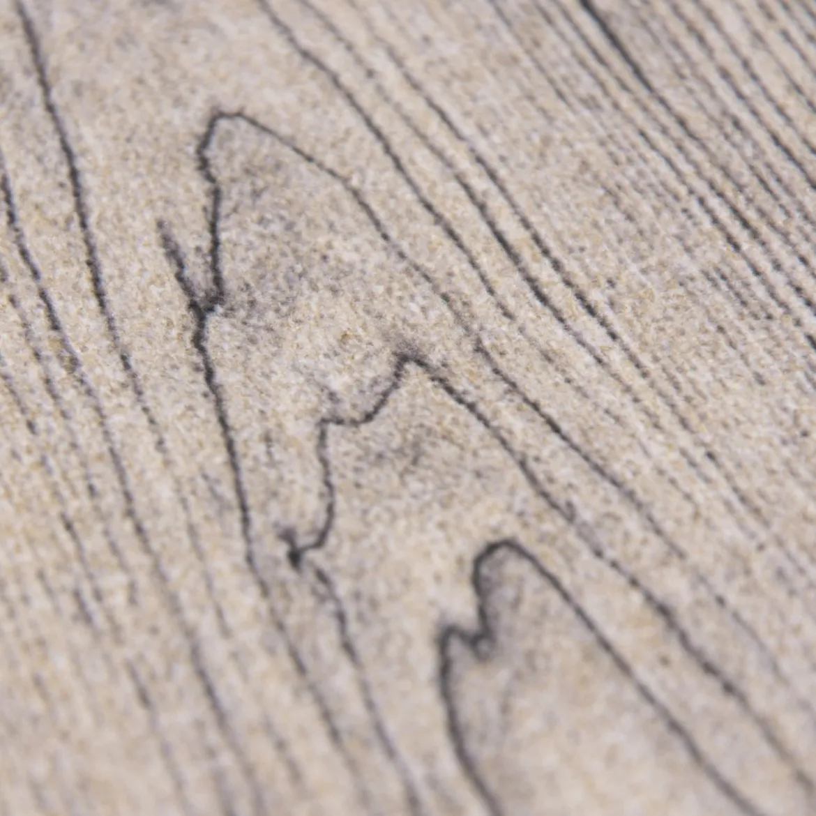 Möbelstoff Polsterstoff Bezugsstoff WOOD Filz Holzstruktur natur 1,40m Breite