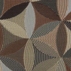 Möbelstoff Polsterstoff Dekostoff AURA Retro Blumen braun 1,40m Breite
