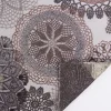 Möbelstoff Polsterstoff Dekostoff Doily Mandala Blumen mocca 1,40m Breite