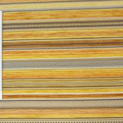 Möbelstoff Polsterstoff KRUMBACH Streifen gelb braun orange 140cm Stoffbreite