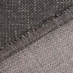 Möbelstoff Polsterstoff Mercury Struktur-Optik anthrazit grau 1,43m Breite