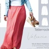 Meine Herzenswelt Damen Schnittmuster Rock Tellerrock Valencia Papierschnittmuster Gr. 32-58