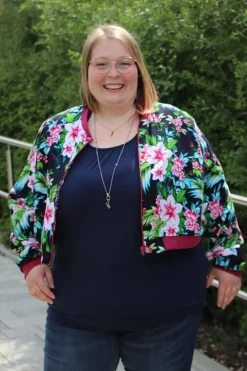 Meine Herzenswelt Damen Schnittmuster Blouson meine Havanna Papierschnittmuster Gr. 32-58