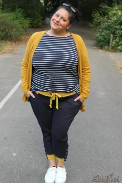Meine Herzenswelt Damen Schnittmuster Sweathose meine Abby Papierschnittmuster Gr. 32-58