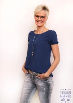 Meine Herzenswelt Damen Schnittmuster Kleid Bluse meine Ava Papierschnittmuster Gr. 32-54
