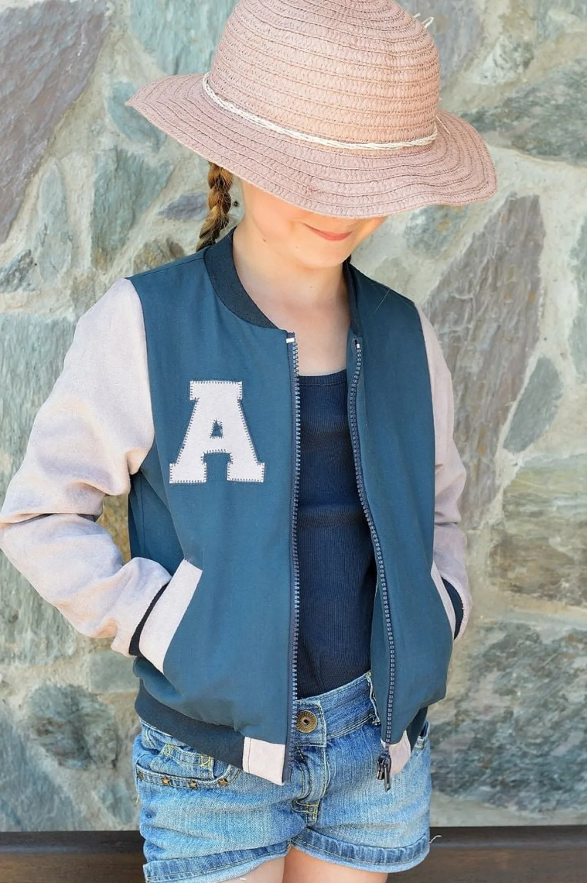 Meine Herzenswelt Kinder Schnittmuster Blouson deine Havanna Papierschnittmuster Gr. 116-176