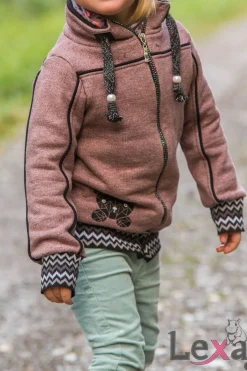 Meine Herzenswelt Kinder Schnittmuster Sweatjacke dein Paco Papierschnittmuster Gr. 74-176