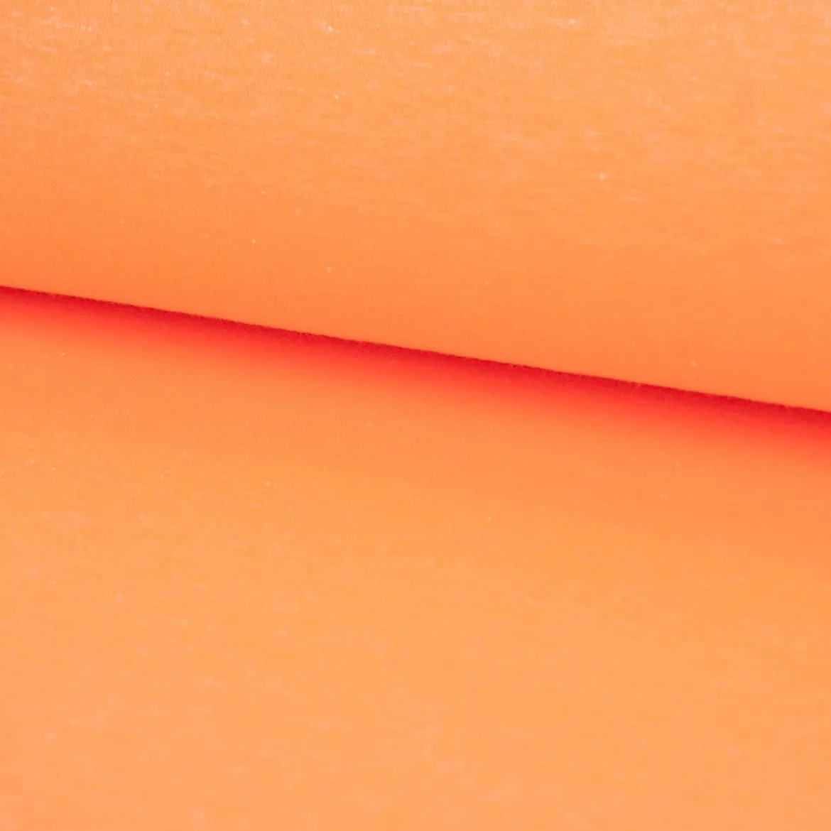 Melange Jersey NEON einfarbig neon orange meliert 1,45m Breite