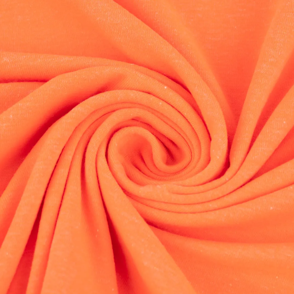 Melange Jersey NEON einfarbig neon orange meliert 1,45m Breite