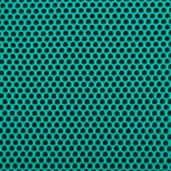 Mesh Stoff 3D Wabenstruktur Martindale 30.000 aqua schwarz 150cm Stoffbreite