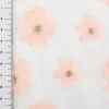 Mesh Stoff mit 3D Blüten pastell 1,32m Breite