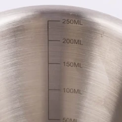 Messbecher Smart Pastry aus Edelstahl silber 250ml von Zenker