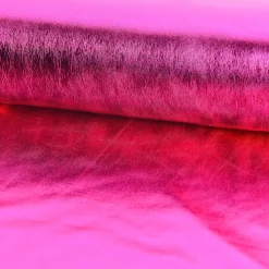 Metallic-Stoff Foliendruck mit Stretch pink 1,5m Breite