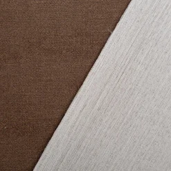 Microfaser Polsterstoff Möbelstoff Matras uni meliert mocca 1,40m Breite