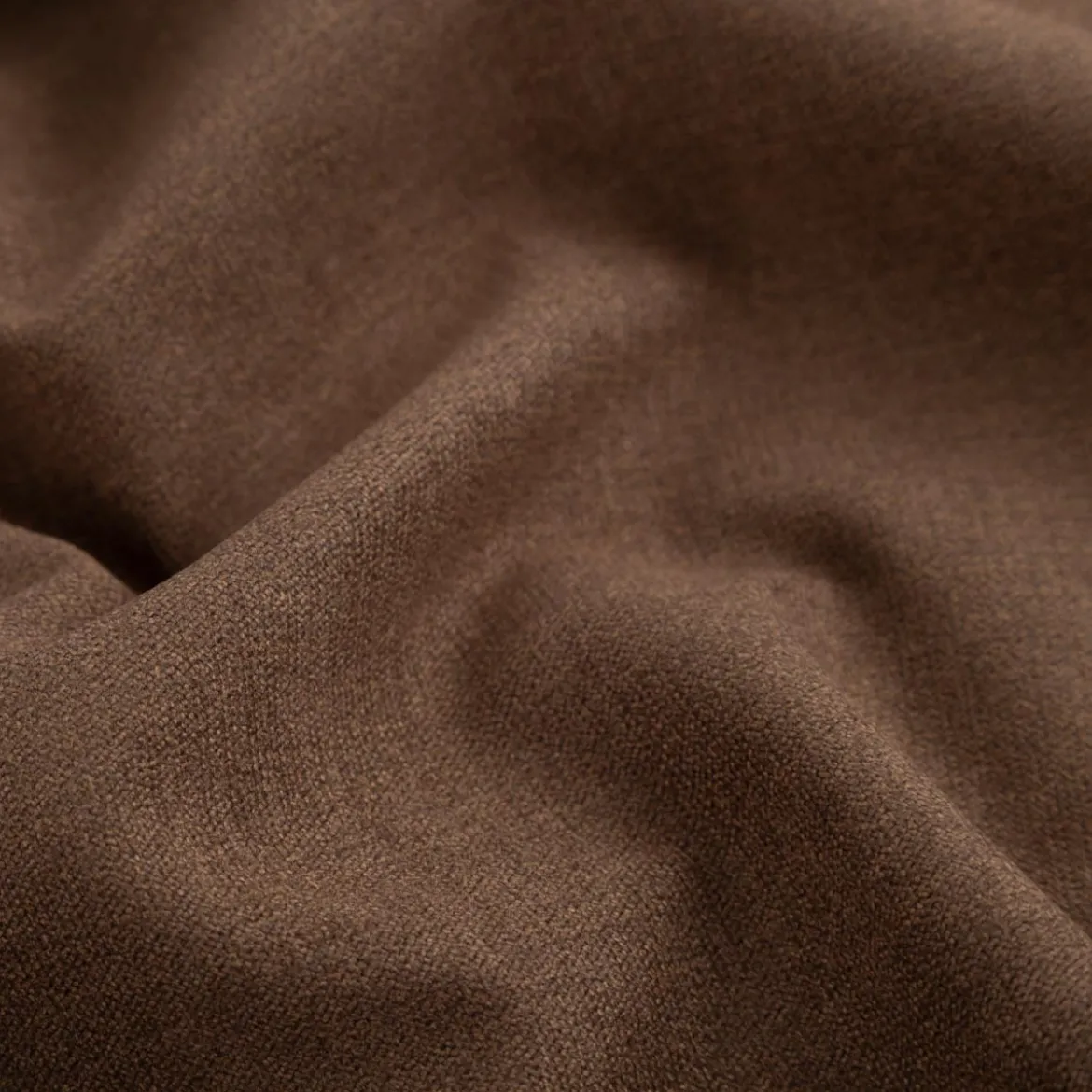 Microfaser Polsterstoff Möbelstoff Matras uni meliert mocca 1,40m Breite