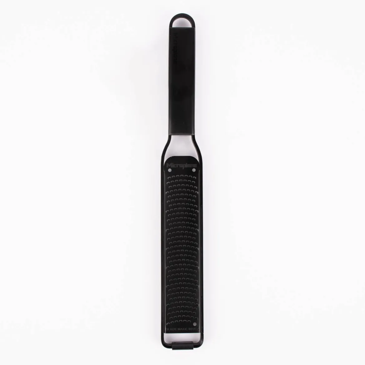 Microplane Black Sheep Serie Zester Reibe Edelstahl matt schwarz 31x4,7cm