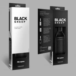 Microplane Black Sheep Serie Reibe fein Edelstahl matt schwarz 31x6,4cm