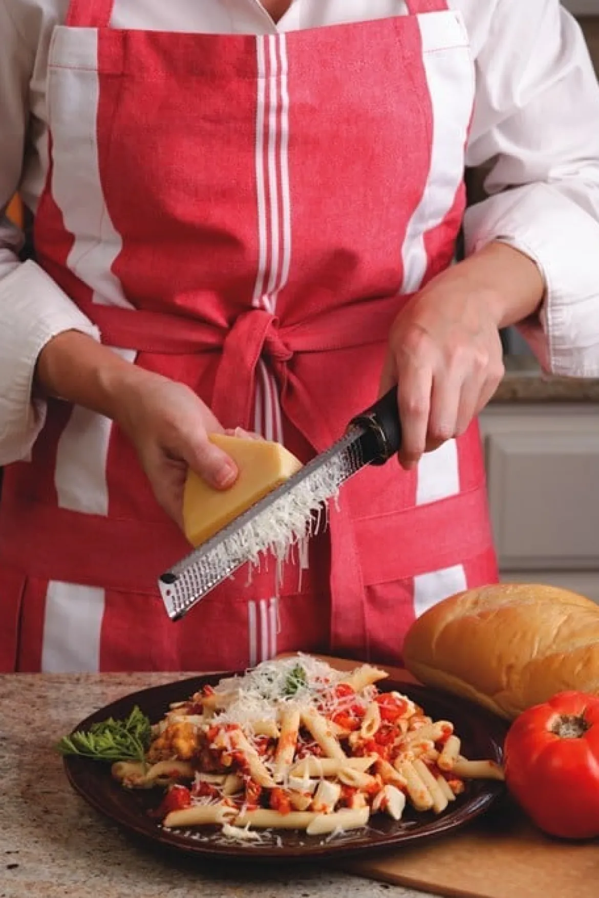 Microplane Premium Kult-Reibe Zester Grater Reibe fein weiß