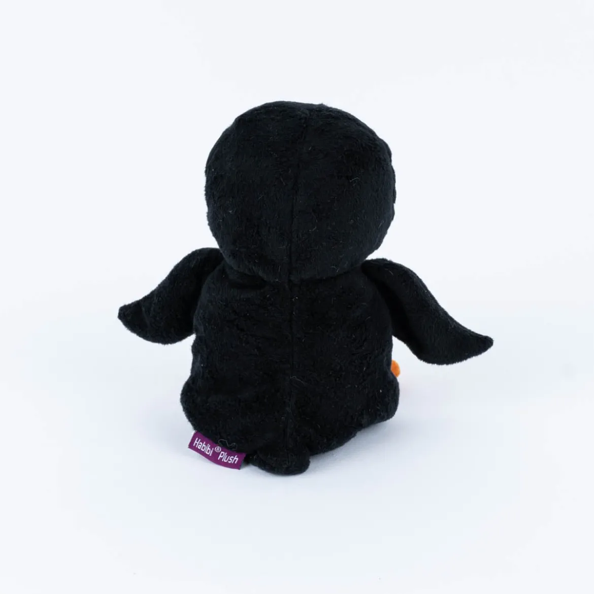 Midi Wärmetier Pinguin schwarz weiß orange mit 100% Hirse Füllung von Habibi Plush