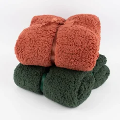Mikrofaserdecke Kuscheldecke TEDDY rost 150x200cm