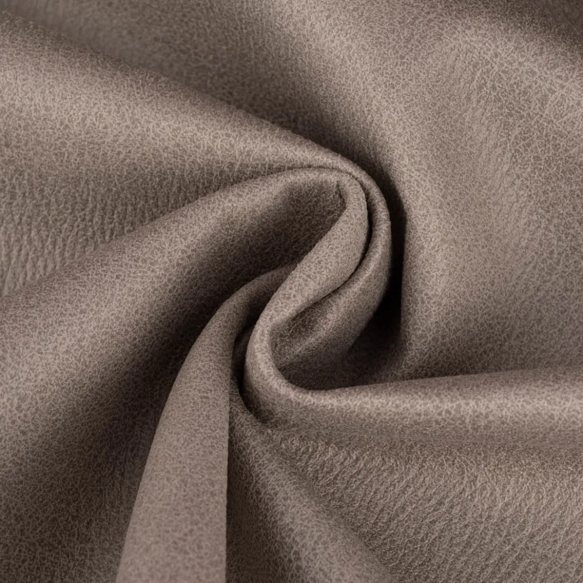 Mikrofaser Polsterstoff Möbelstoff Lederoptik Microfiber Deluxe hellgrau 1,42m Breite