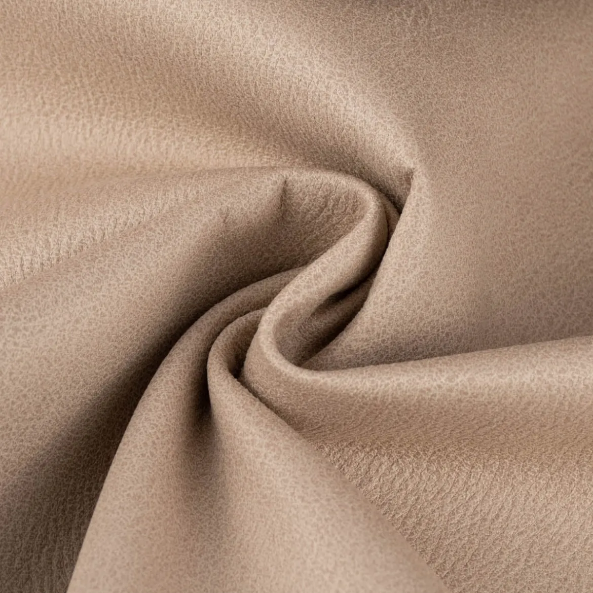 Mikrofaser Polsterstoff Möbelstoff Lederoptik Microfiber Deluxe savannah beige 1,42m Breite