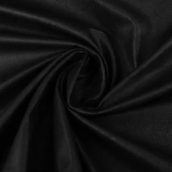 Mikrofaser Polsterstoff Möbelstoff Valentina Lederlook schwarz 1,42m Breite