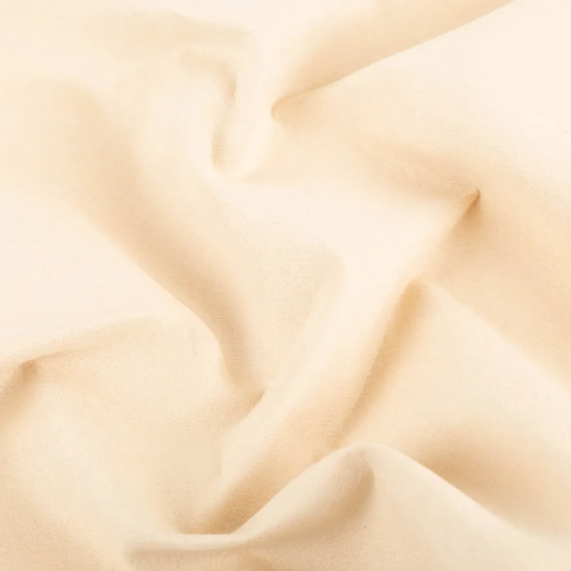 Mikrofaser Polsterstoff strapazierfähig uni beige 1,40m Breite