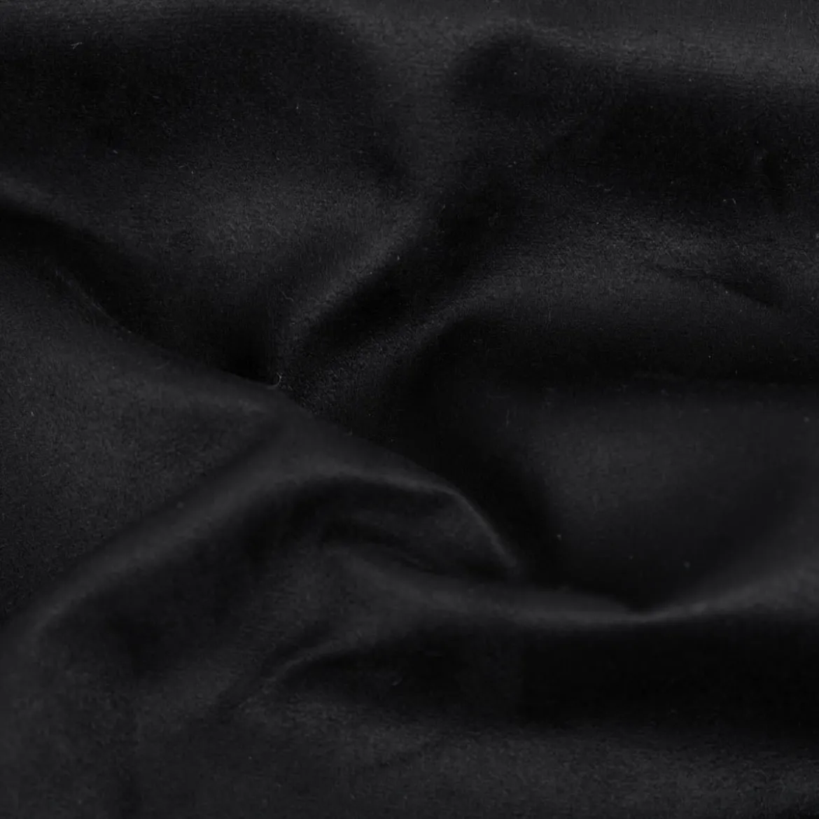 Mikrofaser Polsterstoff uni schwarz 1,40m Breite