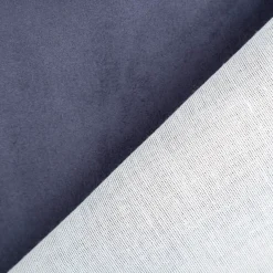 Mikrofaser Polsterstoff uni navy blau 1,40m Breite