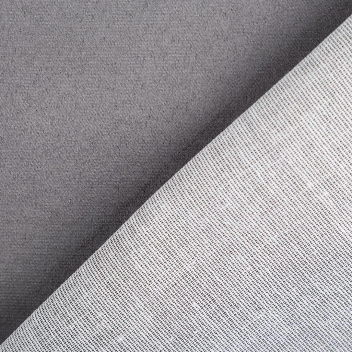 Mikrofaser Polsterstoff uni dunkelgrau 1,40m Breite