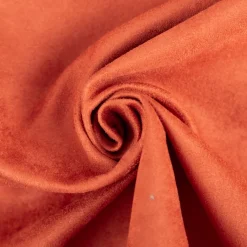Mikrofaser Polsterstoff uni terracotta 1,40m Breite