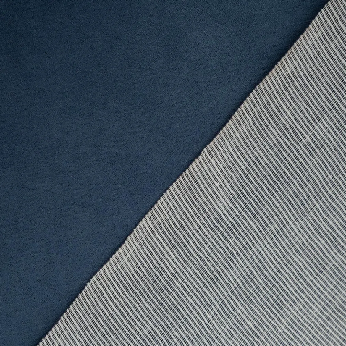 Mikrofaser Polsterstoff uni blau 1,40m Breite
