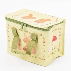 Mini Kühltasche Gartenfreunde hellgrün braun bunt 21x16x13cm von Sass & Belle