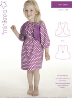 Minikrea Schnittmuster Weste VEST 1/2 -3 Jahre