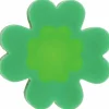 Mini-Radiergummi Kleeblatt neongrün 2,5x2,5x0,7cm von Rico Design