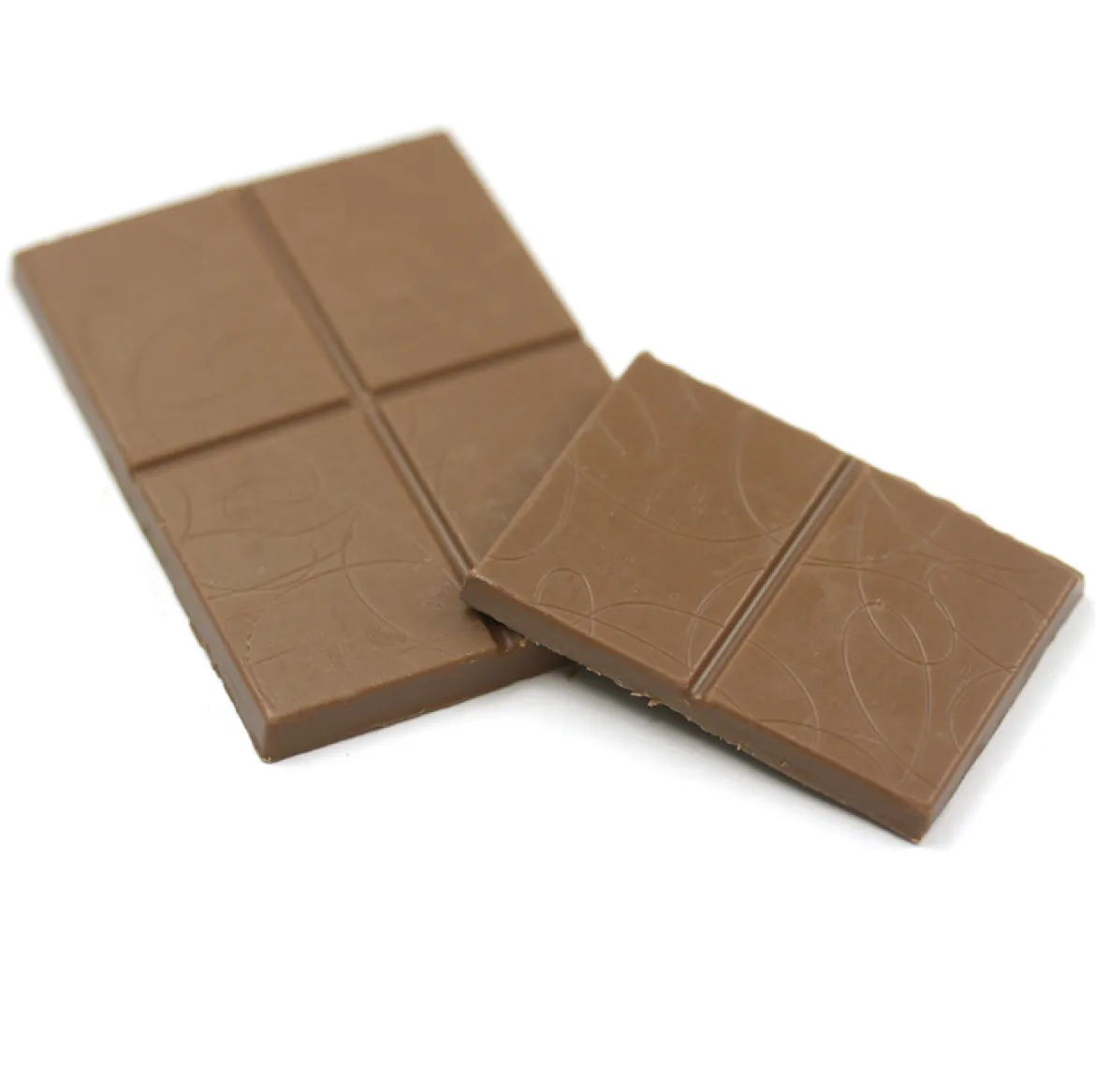 Mini-Schokotafel Herz mit Lachgesicht goldveredelt 30g von Grafik Werkstatt