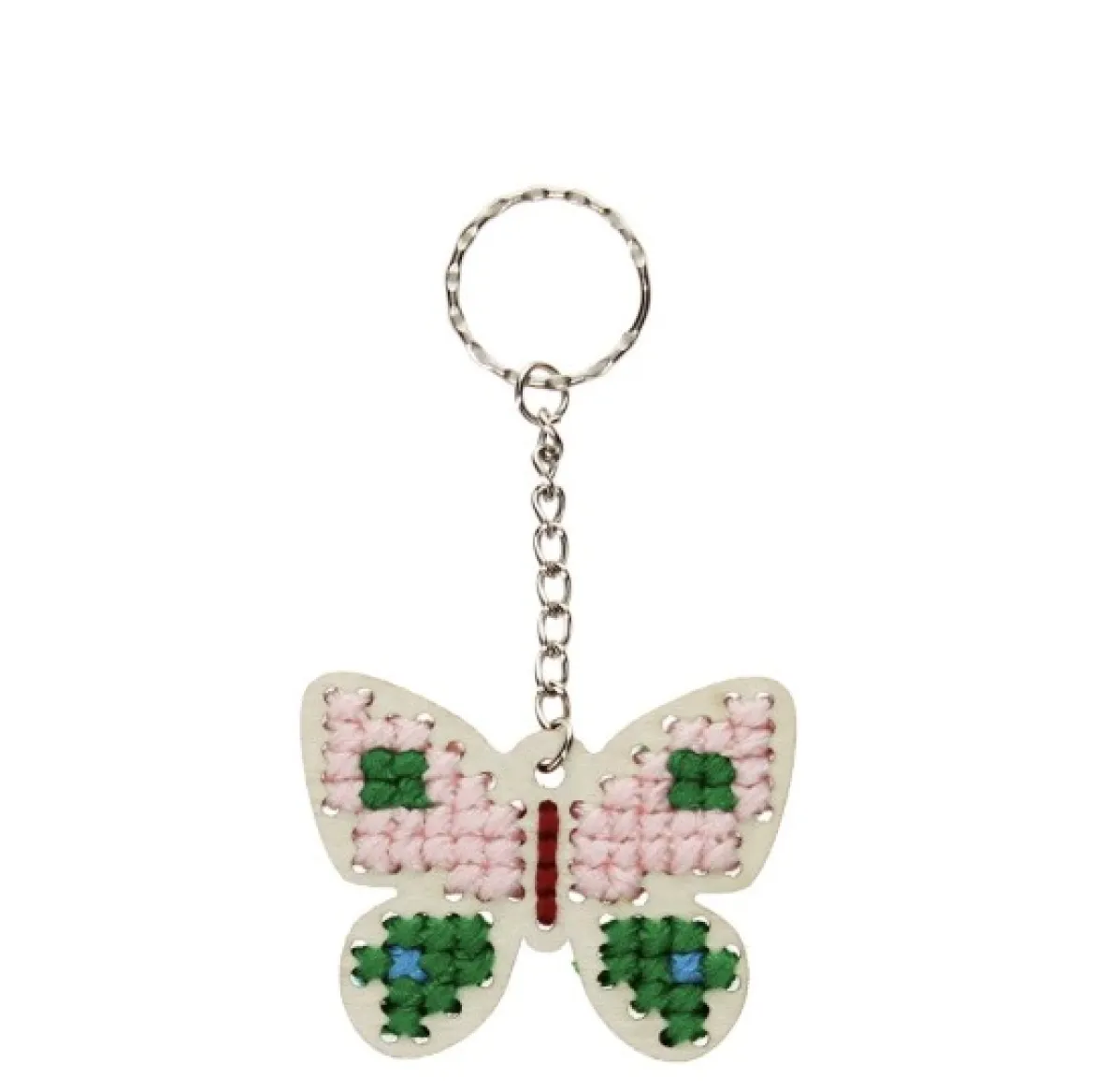 Mini Stick-Set Schmetterling Schlüsselanhänger aus Holz von Rex London