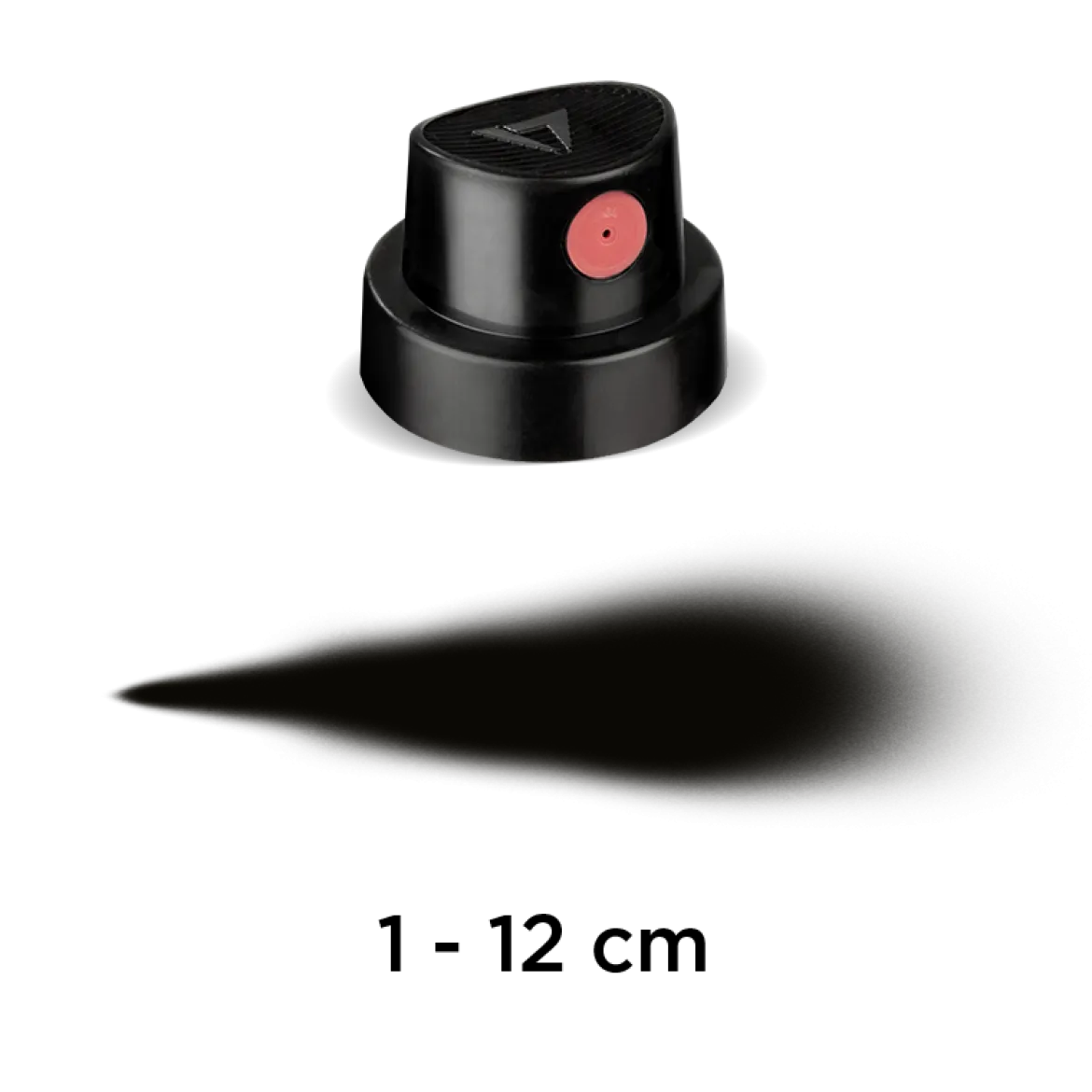 Molotow Fat Cap für Spraydosen schwarz pink