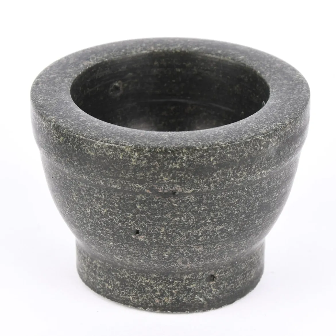 Mörser Reibeschale 2teilig Granit schwarz 11cm