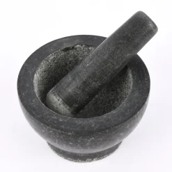 Mörser 2teilig Granit schwarz 18x11,5cm
